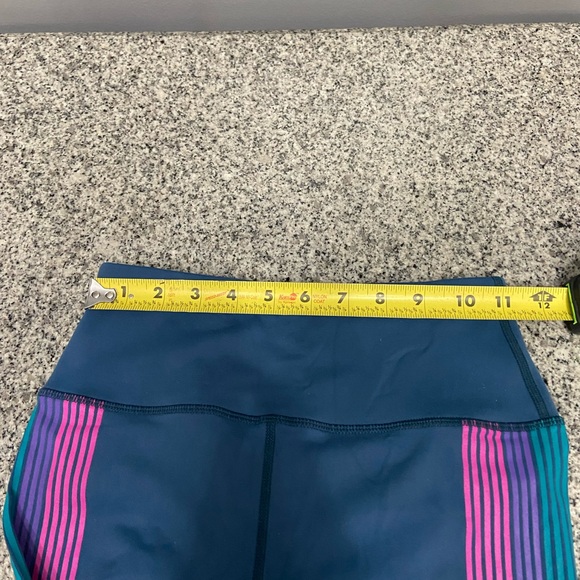 SPIRITUAL GANGSTER Blue Yoga Pants W/Colored Side Stripes Workout Gym Hiking S - Picture 13 of 13